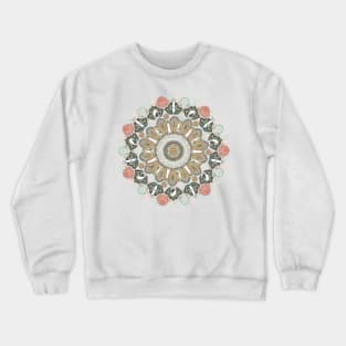 Llama Yoga Mandala Crewneck Sweatshirt